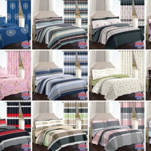 SET COBERTOR DE VERANO 7PCS C/ CORTINA (FARDOX12UND)