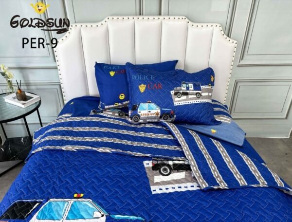 SET COBERTOR VERANO NIÑO 5PCS 1.5 PLZ (FARDOX40UND)