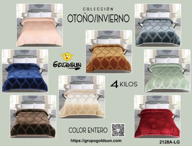 FRAZADA DE TERCIOPELO 1 PAÑO 4KG. (FARDOX24UND)