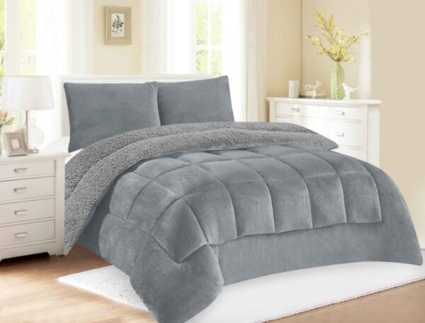 COBERTOR ACOLCHADO PIEL DE ANGEL C/ CARNERO 3PCS KING (FARDOX20UND)