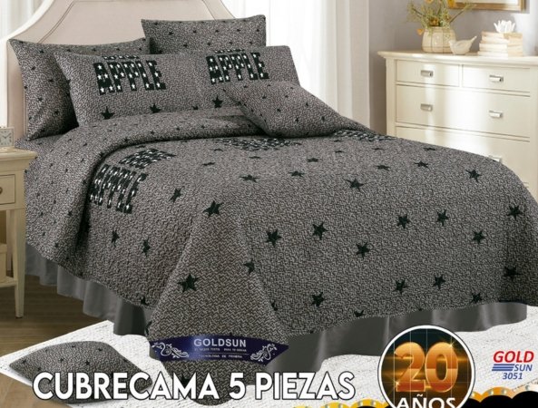 SET DE COBERTOR VERANO 5PCS JUVENIL 1.5 PLZ (FARDOX40UND)