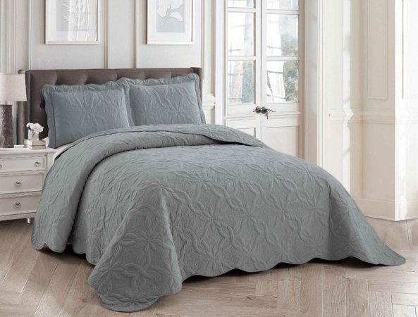 SET COBERTOR DE VERANO C.E. BORDADO 3PCS (FARDOX24UND)