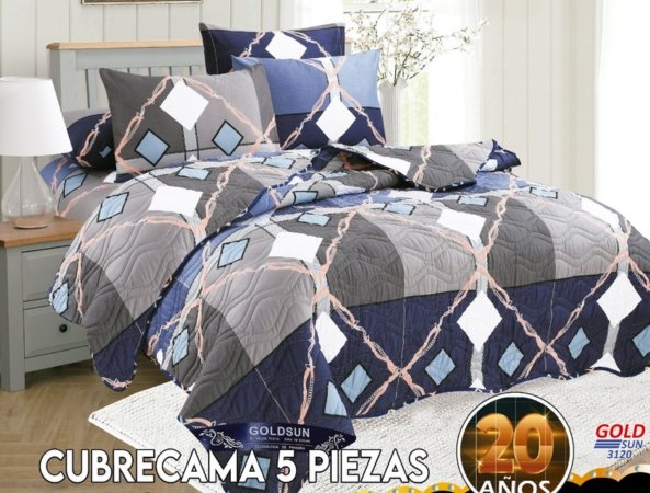 SET DE COBERTOR VERANO 5PCS JUVENIL 1.5 PLZ (FARDOX40UND)