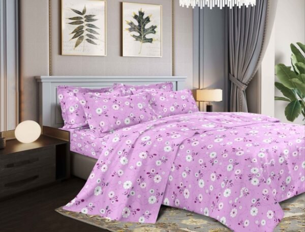 SET DE SÁBANAS 4PCS C/ DISEÑO 1800 HILOS (FARDOX30UND)