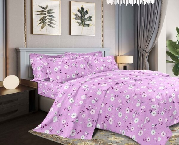 SET DE SÁBANAS 4PCS C/ DISEÑO 1800 HILOS (FARDOX30UND)