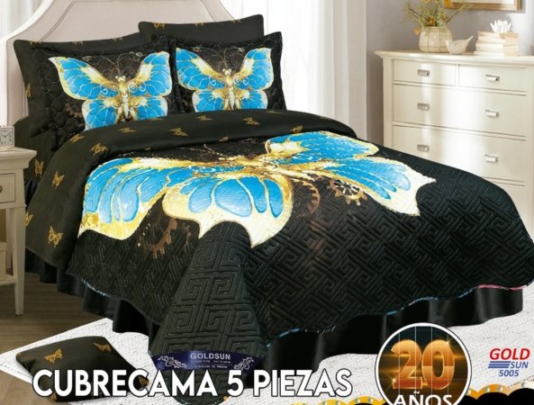 SET DE COBERTOR VERANO 5PCS JUVENIL 1.5 PLZ (FARDOX40UND)