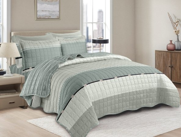 SET COBERTOR DE VERANO 7PCS 2PLAZAS (FARDOX24UND)