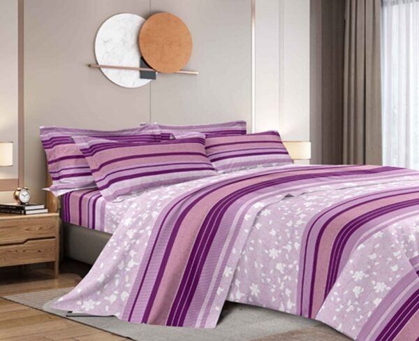 SET DE SÁBANAS 4PCS C/ DISEÑO 1800 HILOS (FARDOX30UND)