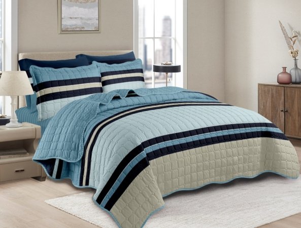 SET COBERTOR DE VERANO 7PCS 2PLAZAS (FARDOX24UND)