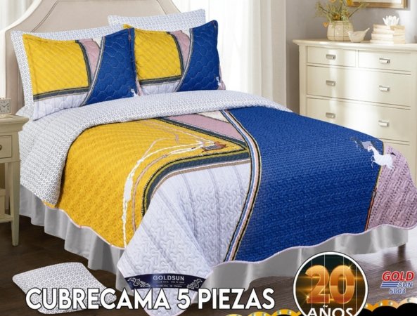 SET DE COBERTOR VERANO 5PCS JUVENIL 1.5 PLZ (FARDOX40UND)