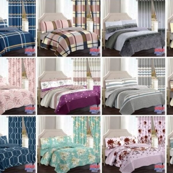 SET COBERTOR DE VERANO 7PCS C/ CORTINA (FARDOX12UND)