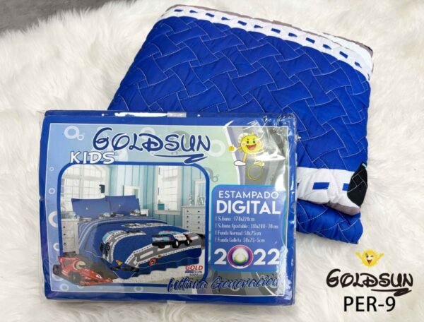 SET COBERTOR VERANO NIÑO 5PCS 1.5 PLZ (FARDOX40UND)