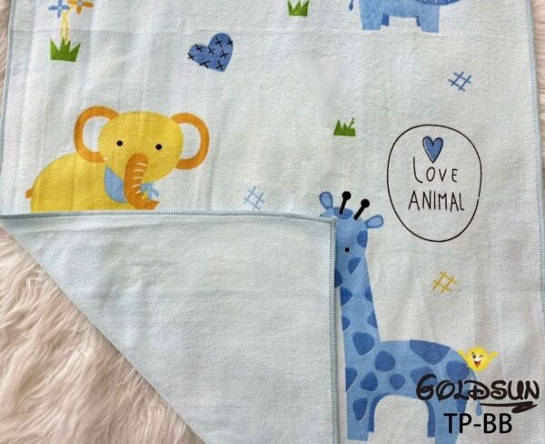 TOALLA MICROFIBRA BEBE CON DISEÑO 60X120 CM. (FARDOX12DOC.)