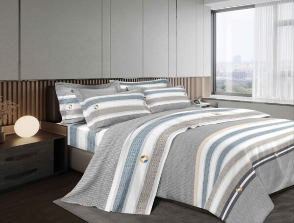 SET DE SÁBANAS 4PCS C/ DISEÑO 1800 HILOS (FARDOX30UND)