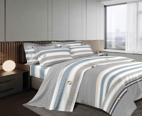 SET DE SÁBANAS 4PCS C/ DISEÑO 1800 HILOS (FARDOX30UND)