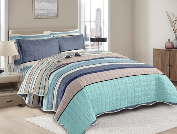 SET COBERTOR DE VERANO 7PCS 2PLAZAS (FARDOX24UND)