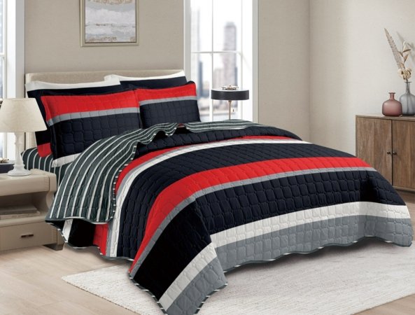 SET COBERTOR DE VERANO 7PCS 2PLAZAS (FARDOX24UND)