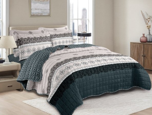 SET COBERTOR DE VERANO 7PCS 2PLAZAS (FARDOX24UND)