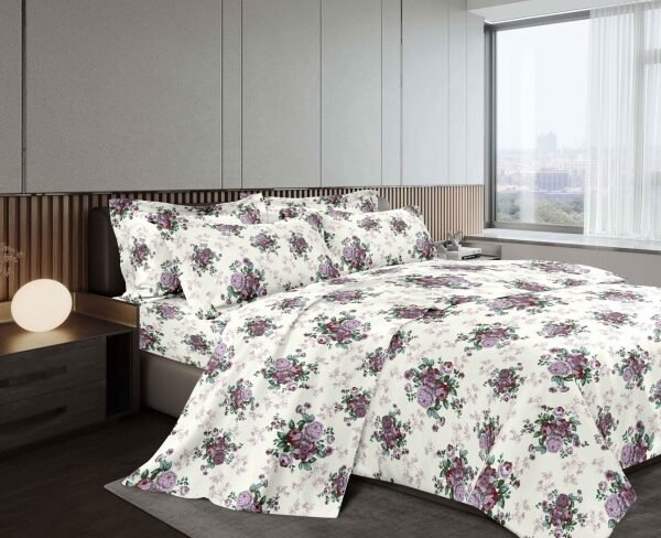 SET DE SÁBANAS 4PCS C/ DISEÑO 1800 HILOS (FARDOX30UND)