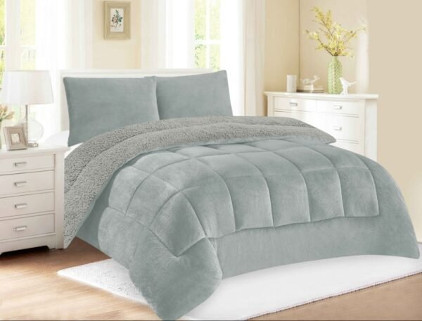 COBERTOR ACOLCHADO PIEL DE ANGEL C/ CARNERO 3PCS KING (FARDOX20UND)