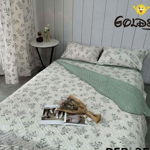 SET COBERTOR DE VERANO 7PCS C/ CORTINA (FARDOX12UND)