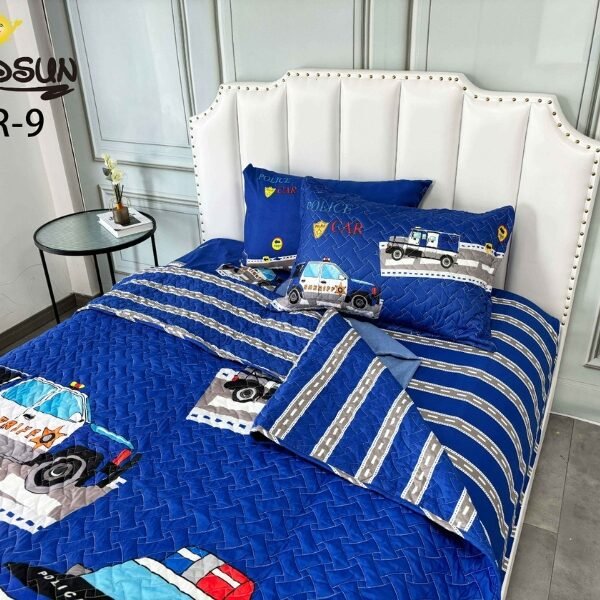 SET COBERTOR VERANO NIÑO 5PCS 1.5 PLZ (FARDOX40UND)