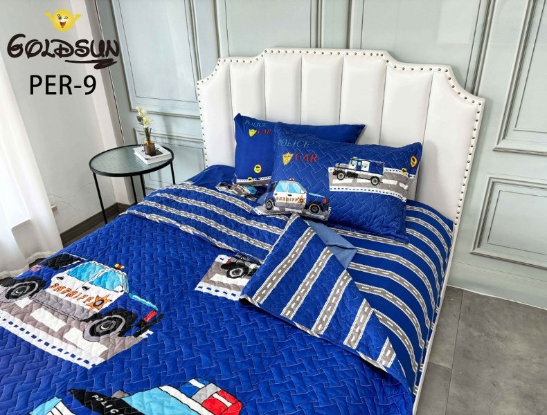 SET COBERTOR VERANO NIÑO 5PCS 1.5 PLZ (FARDOX40UND)