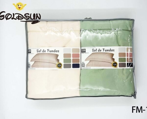FUNDAS DE ALMOHADA DE ALGODÓN PREMIUM (CAJAX24PAQ.)