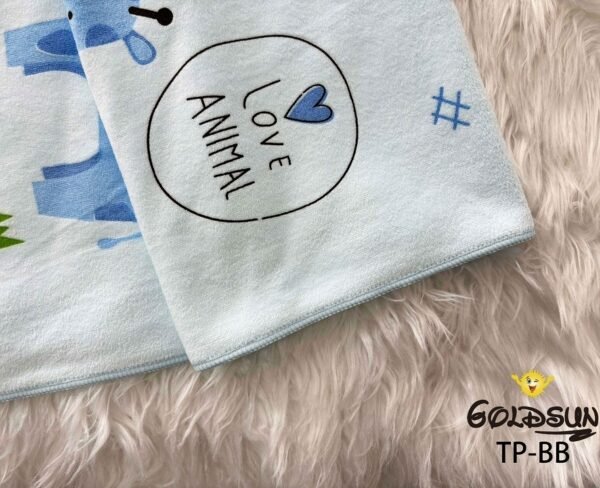 TOALLA MICROFIBRA BEBE CON DISEÑO 60X120 CM. (FARDOX12DOC.)