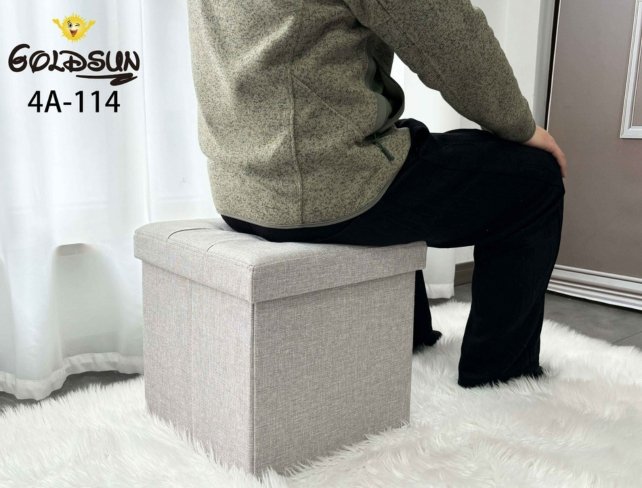 ASIENTO DE ALMACENAMIENTO 2 EN 1 CUADRADO (CAJAX04UND)