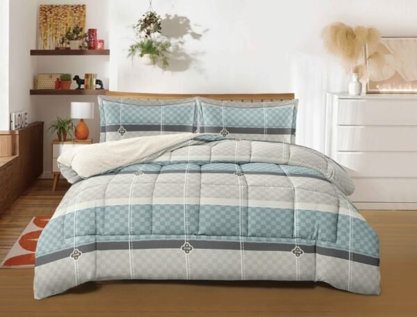 COBERTOR TELA C/ CARNERO ACOLCHADO 5PCS (FARDOX20UND)