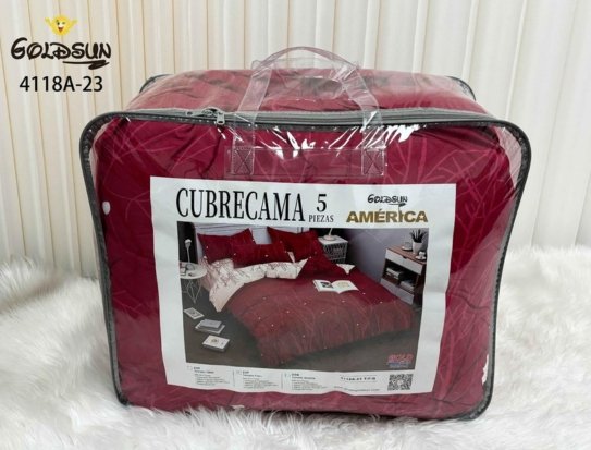 COBERTOR TELA C/ TELA ACOLCHADO 5PCS PREMIUM (FARDOX16UND)