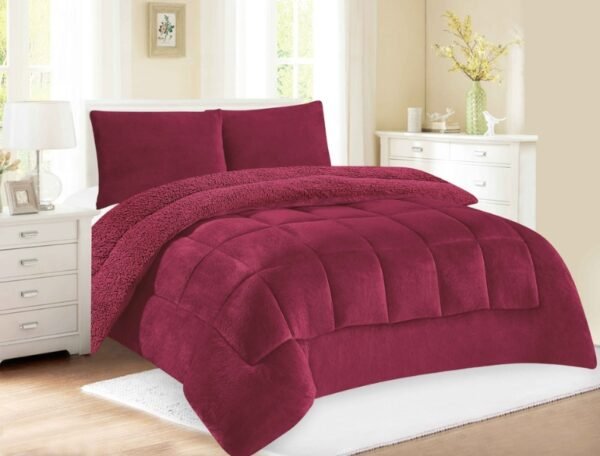 COBERTOR ACOLCHADO PIEL DE ANGEL C/ CARNERO 3PCS KING (FARDOX20UND)