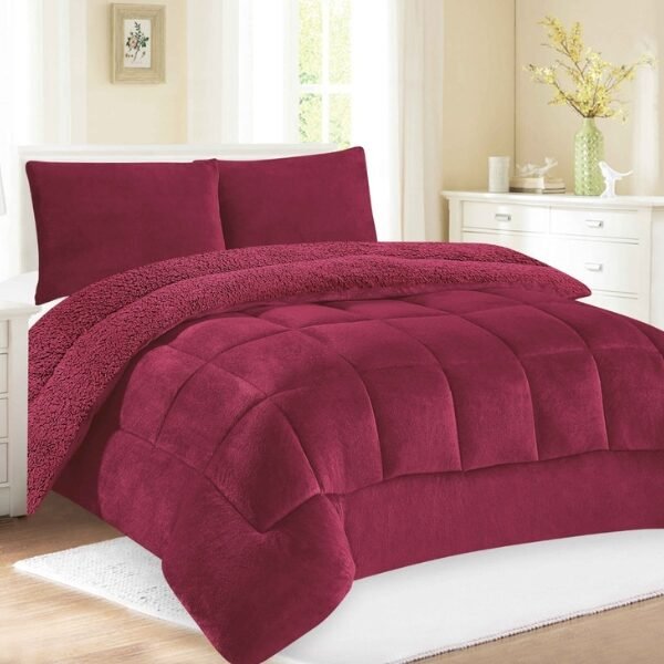 COBERTOR ACOLCHADO PIEL DE ANGEL C/ CARNERO 3PCS KING (FARDOX20UND)