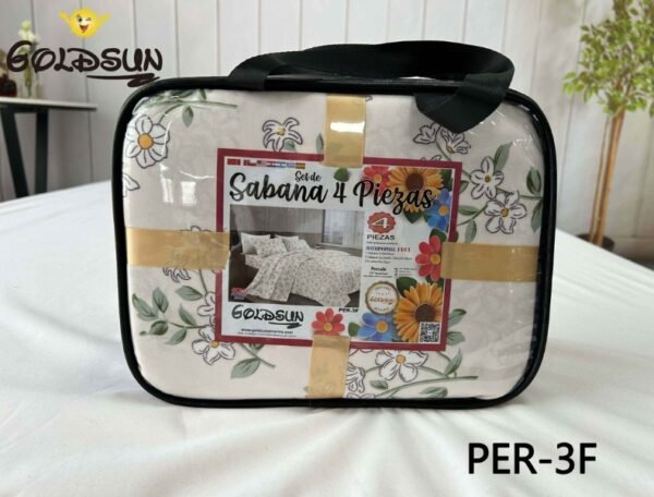 SET COBERTOR DE VERANO 7PCS C/ CORTINA (FARDOX12UND)