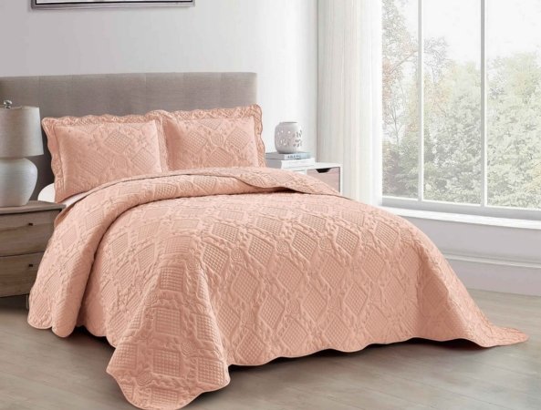 SET COBERTOR DE VERANO C.E. BORDADO 3PCS (FARDOX24UND)