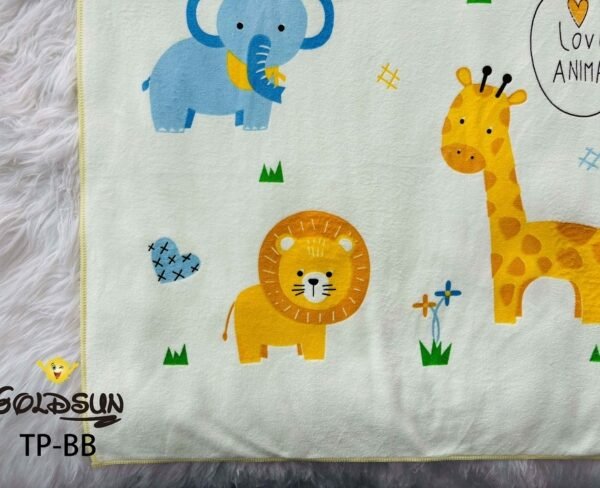 TOALLA MICROFIBRA BEBE CON DISEÑO 60X120 CM. (FARDOX12DOC.)