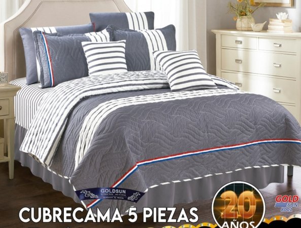 SET DE COBERTOR VERANO 5PCS JUVENIL 1.5 PLZ (FARDOX40UND)