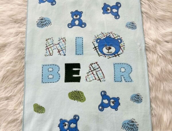 TOALLA MICROFIBRA BEBE CON DISEÑO 60X120 CM. (FARDOX12DOC.)