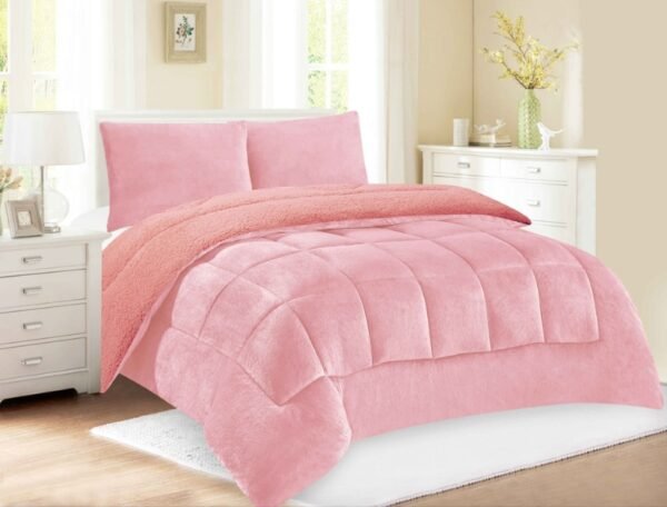 COBERTOR ACOLCHADO PIEL DE ANGEL C/ CARNERO 3PCS KING (FARDOX20UND)