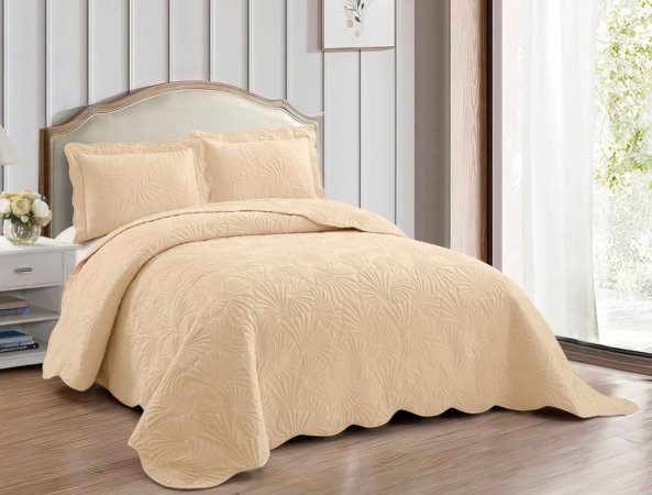 SET COBERTOR DE VERANO C.E. BORDADO 3PCS (FARDOX24UND)