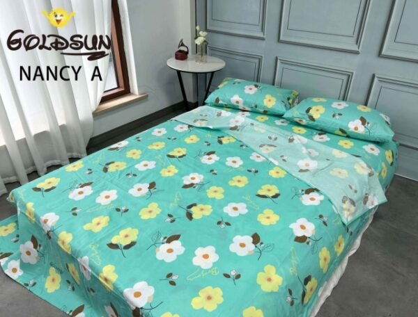 SET DE SÁBANAS 4PCS C/ DISEÑO 1800 HILOS (FARDOX30UND)