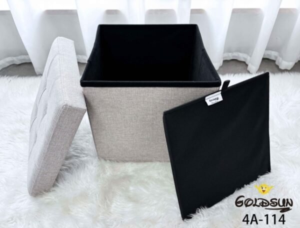 ASIENTO DE ALMACENAMIENTO 2 EN 1 CUADRADO (CAJAX04UND)