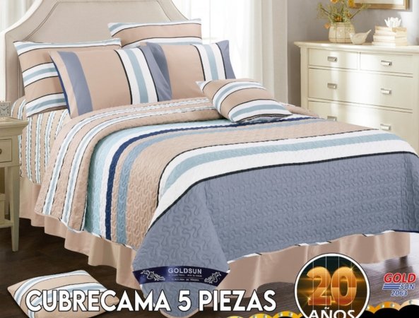 SET DE COBERTOR VERANO 5PCS JUVENIL 1.5 PLZ (FARDOX40UND)