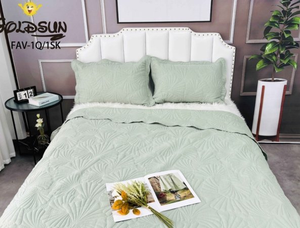 SET COBERTOR DE VERANO C.E. BORDADO 3PCS (FARDOX24UND)