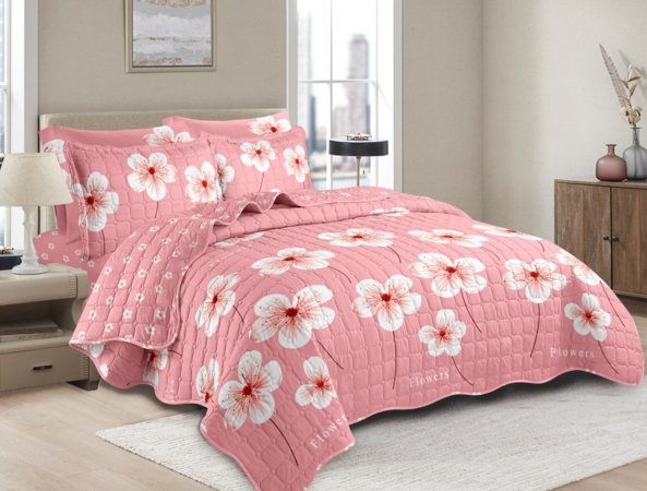 SET COBERTOR DE VERANO 7PCS 2PLAZAS (FARDOX24UND)