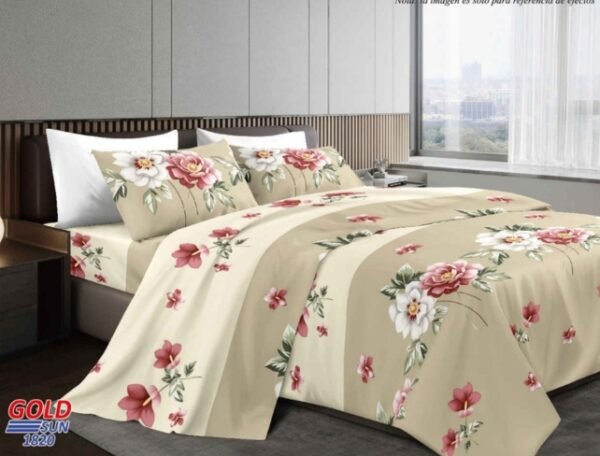 SET COBERTOR DE VERANO 7PCS 2PLAZAS (FARDOX24UND)