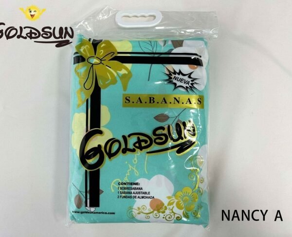 SET DE SÁBANAS 4PCS C/ DISEÑO 1800 HILOS (FARDOX30UND)