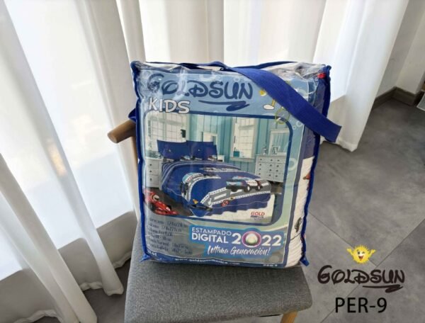 SET COBERTOR VERANO NIÑO 5PCS 1.5 PLZ (FARDOX40UND)