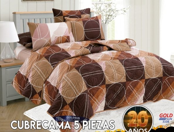 SET DE COBERTOR VERANO 5PCS JUVENIL 1.5 PLZ (FARDOX40UND)
